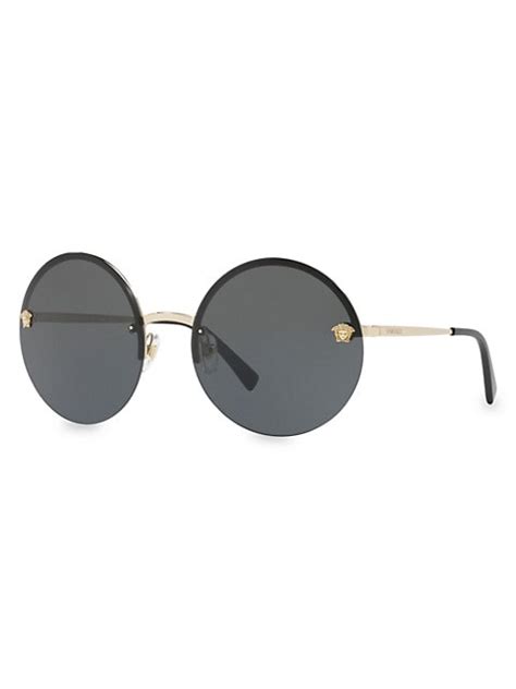 versace 59mm round sunglasses